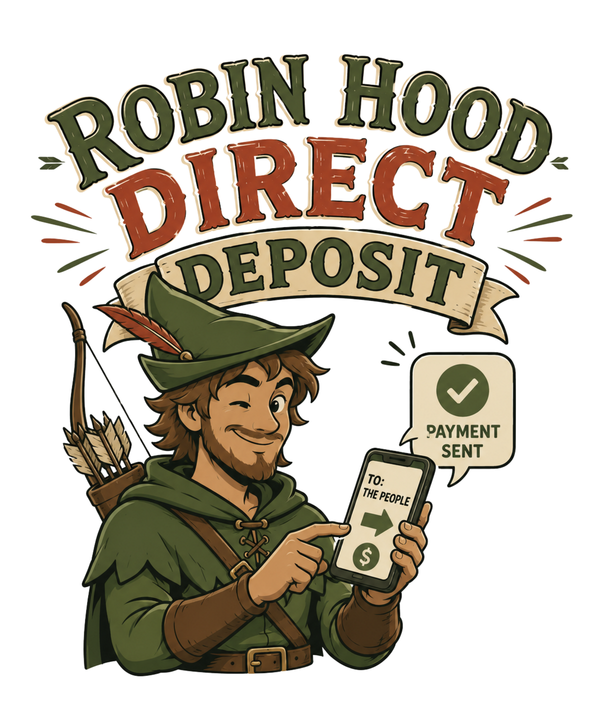 Robin Hood Direct Deposit to the Peo product image 3