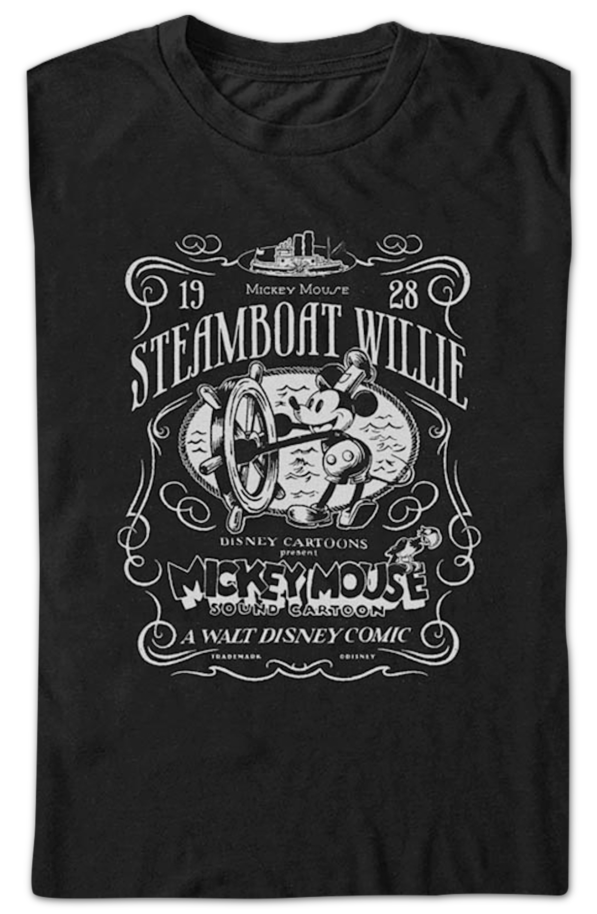 1928 Steamboat Willie Mickey Mouse Disney T-Shirt product image 2