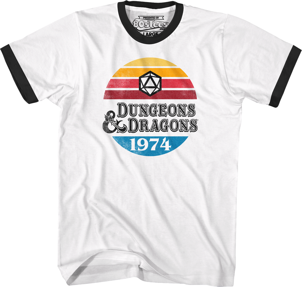 1974 Dungeons & Dragons Ringer Shirt product image 1