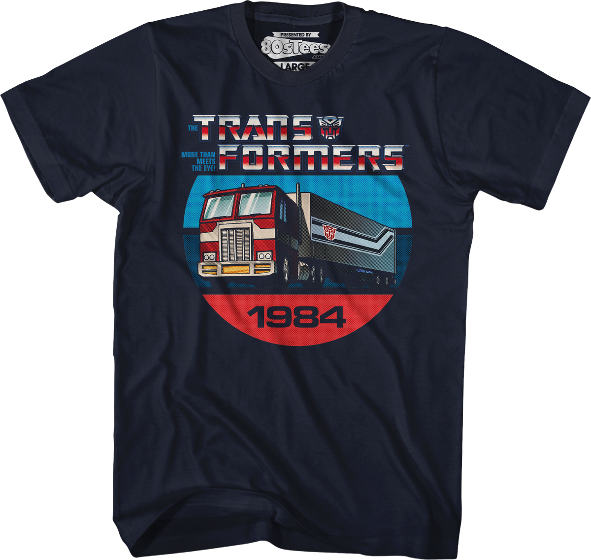 1984 Optimus Prime Truck Mode Transformers T-Shirt product image 1