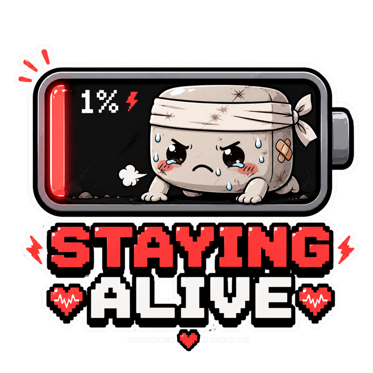 Staying Alive - Low Battery 1 Percen product image 3