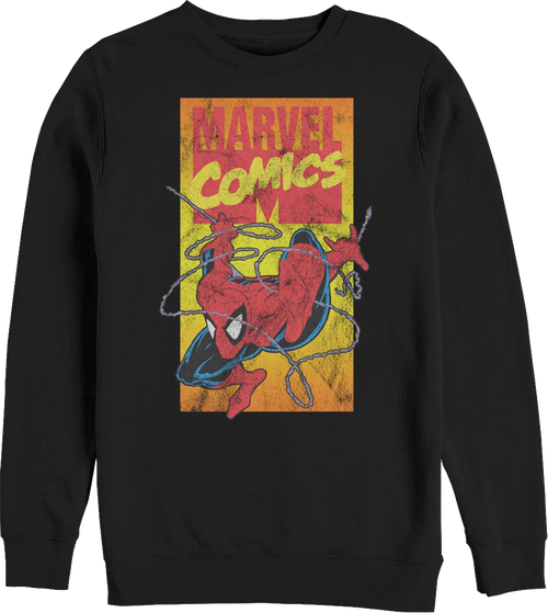 90s Marvel Comics Logo Spider-Man Sweatshirt product image 1