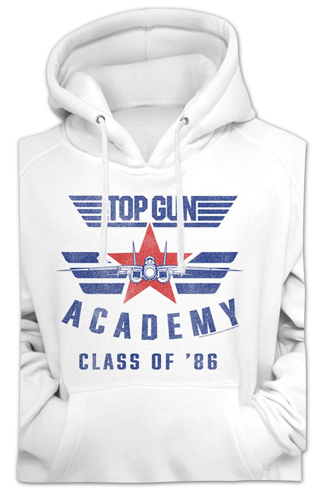 White Academy Class Of '86 Top Gun Hoodie product image 2