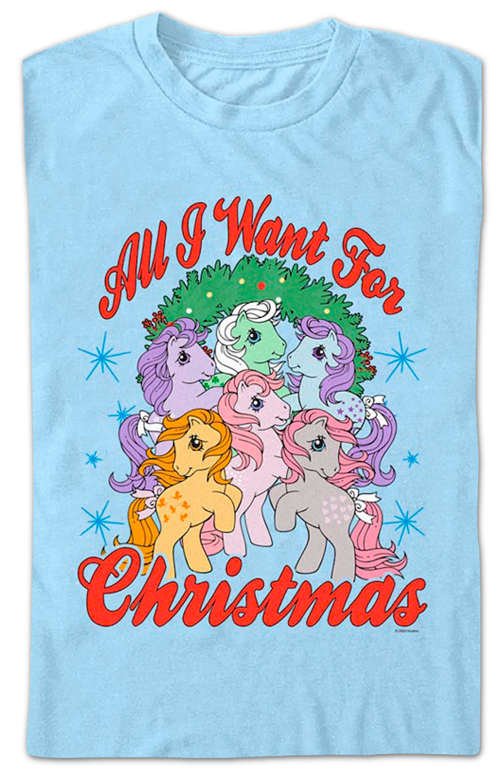 Vintage All I Want For Christmas My Little Pony T-Shirt product image 2