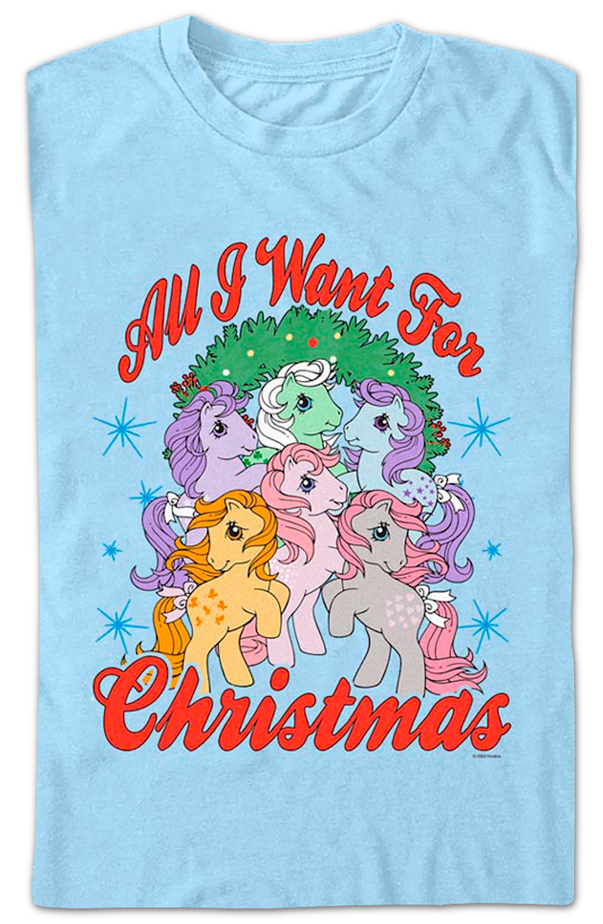 Vintage All I Want For Christmas My Little Pony T-Shirt product image 2