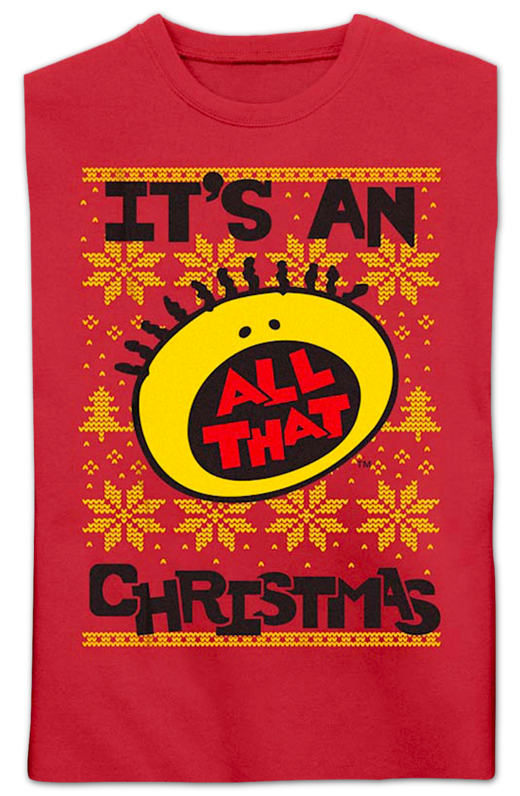 All That Faux Ugly Christmas Sweater Nickelodeon Sweatshirt product image 2