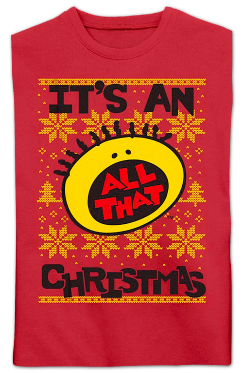 All That Faux Ugly Christmas Sweater Nickelodeon Sweatshirt product image 2
