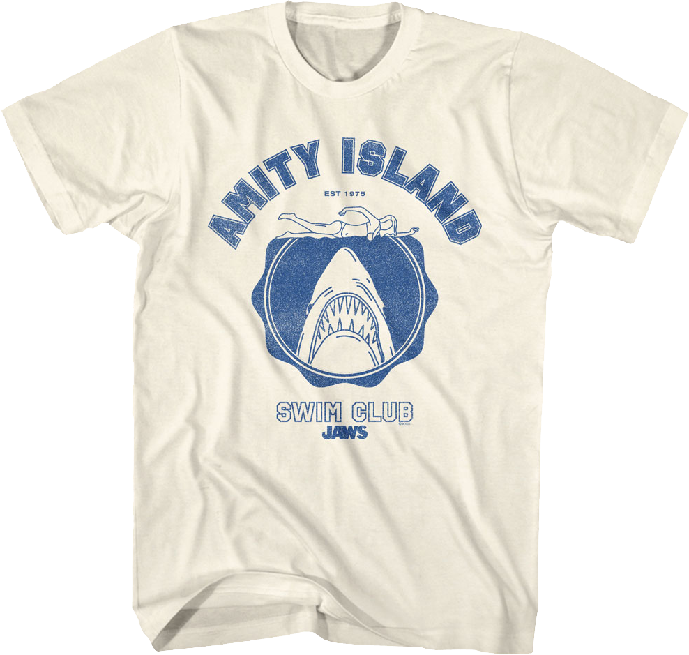 Amity Island Swim Club Jaws T-Shirt product image 1