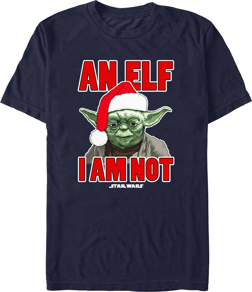 An Elf I Am Not Yoda Star Wars T-Shirt product image 1