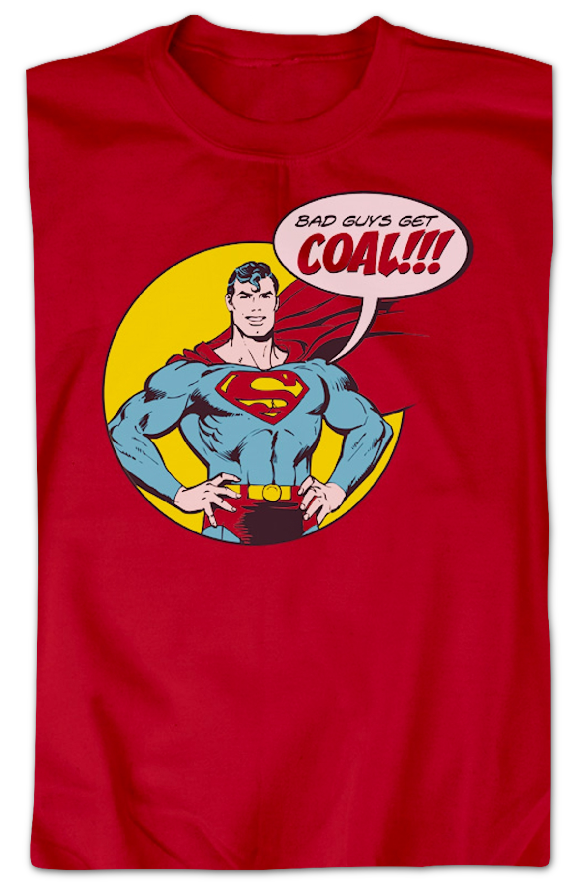 Bad Guys Get Coal Superman Sweatshirt product image 2