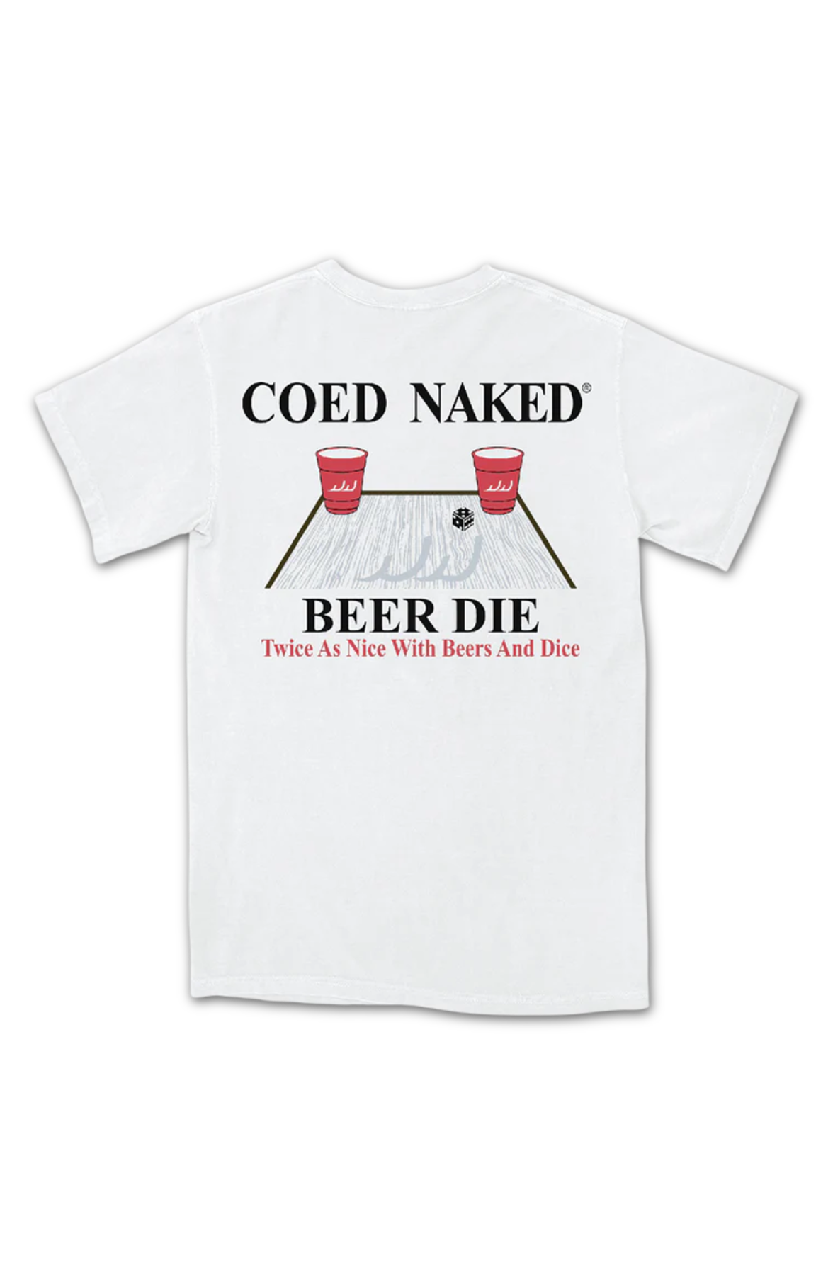 Beer Die Coed Naked T-Shirt product image 2