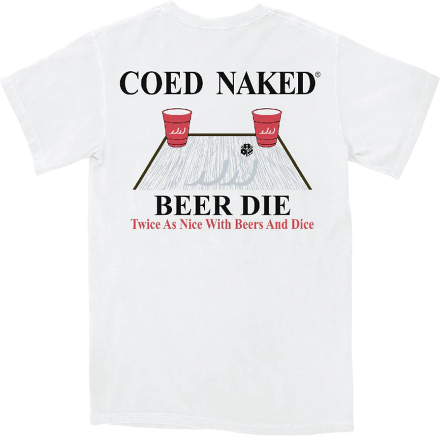 Beer Die Coed Naked T-Shirt product image 1
