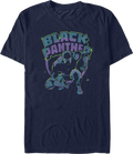 Black Panther Retro Action Pose Marvel Comics T-Shirt product image 1