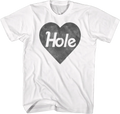 Black & White Heart Logo Hole T-Shirt product image 1