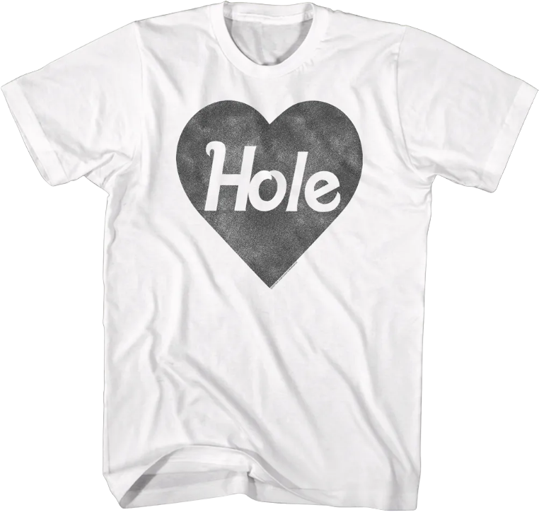 Black & White Heart Logo Hole T-Shirt product image 1