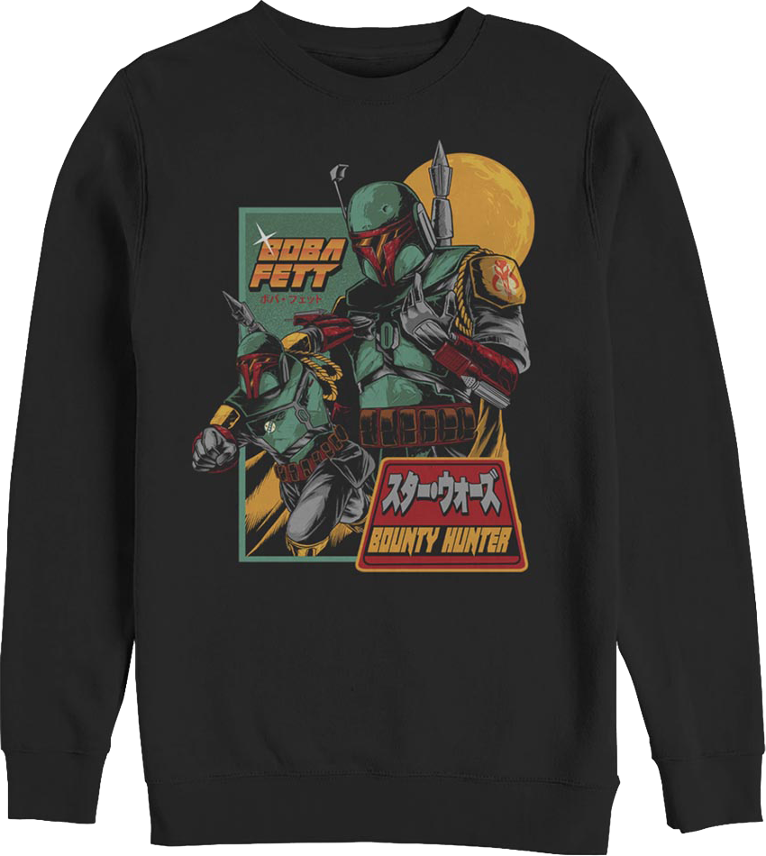 Boba Fett Bounty Hunter Collage Star Wars Sweatshirt product image 1