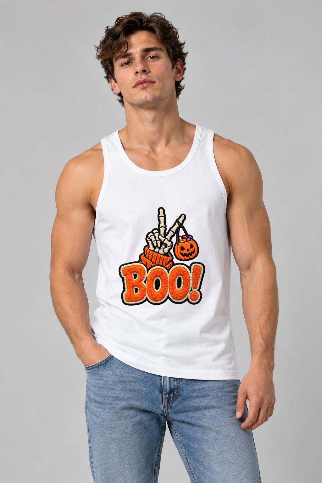 Boo Skeleton Peace