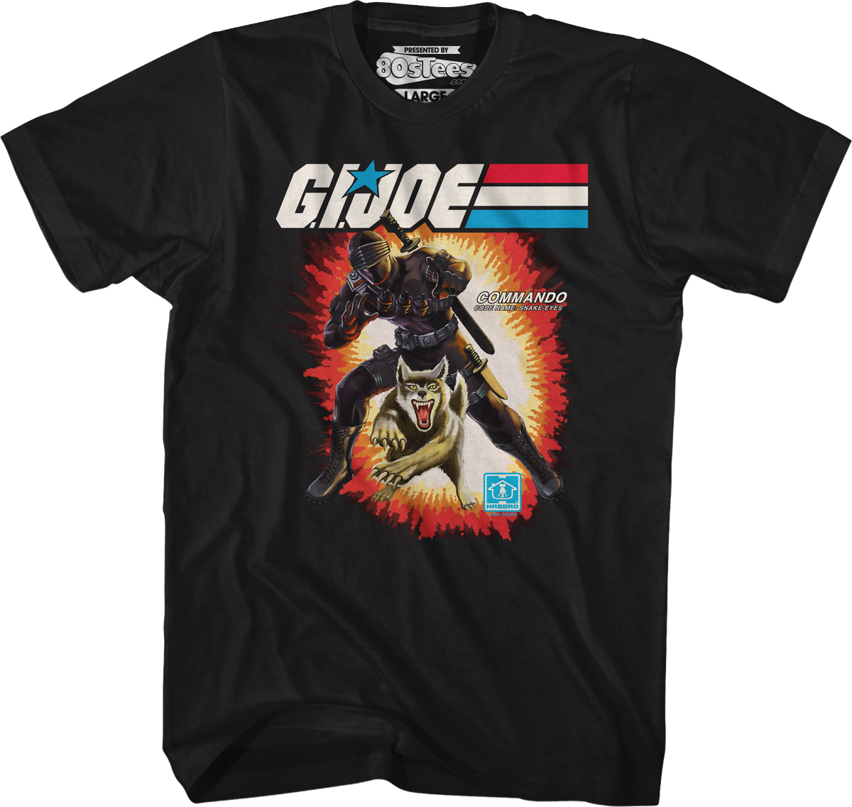 Box Art Snake Eyes Version 2 GI Joe T-Shirt product image 1