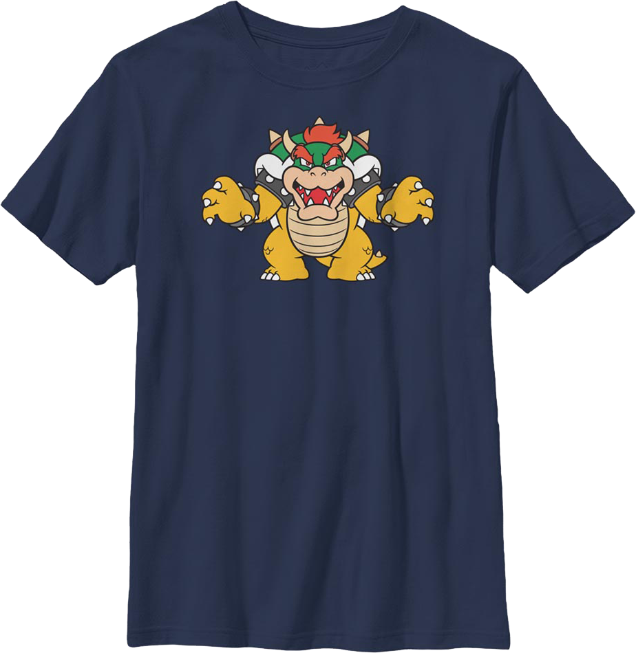 Boys Youth Bowser Super Mario Bros. Shirt product image 1