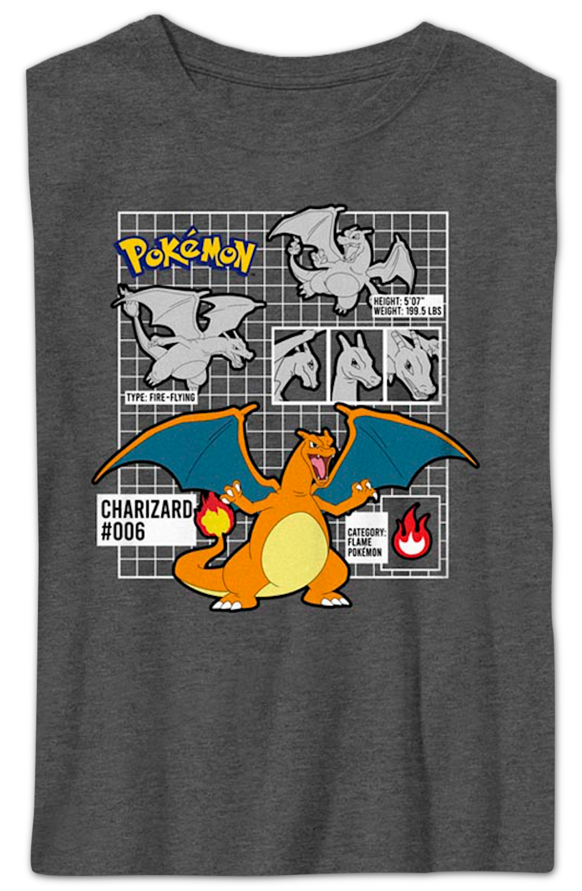 Boys Youth Charizard Pokemon Shirt product image 2