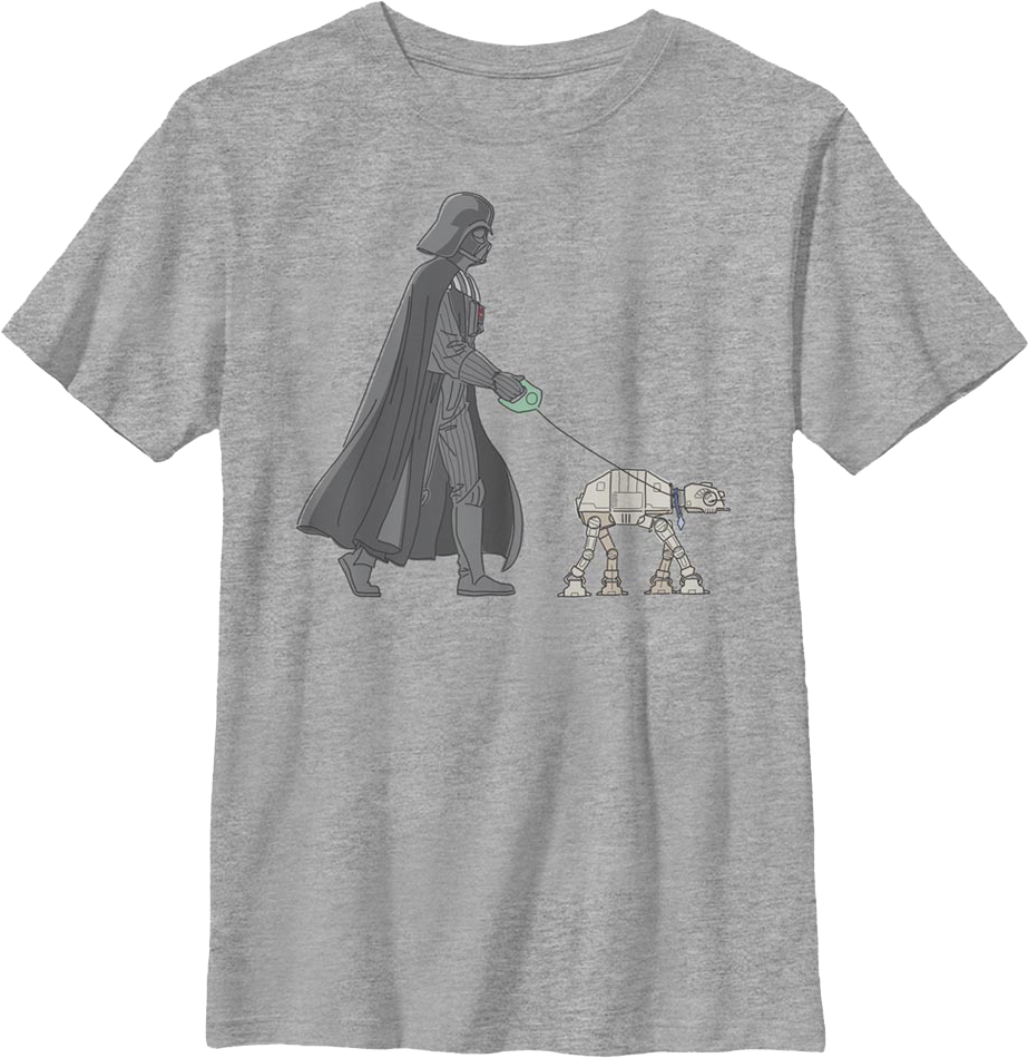 Boys Youth Darth Vader AT-AT Walker Star Wars Shirt product image 1