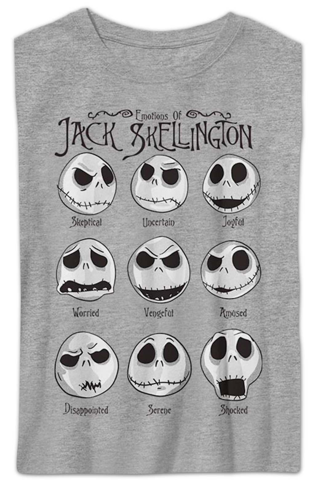 Boys Youth Emotions Nightmare Before Christmas Shirt product image 2