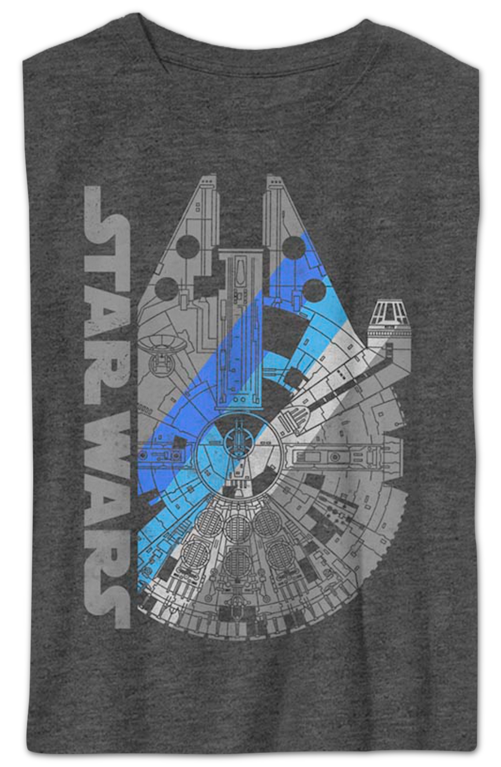 Boys Youth Millennium Falcon Star Wars Shirt product image 2