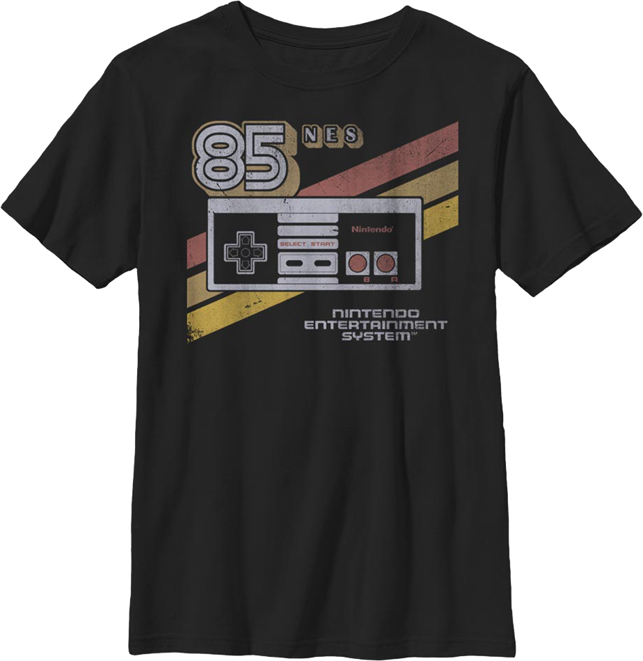 Boys Youth Retro Controller Nintendo Shirt product image 1