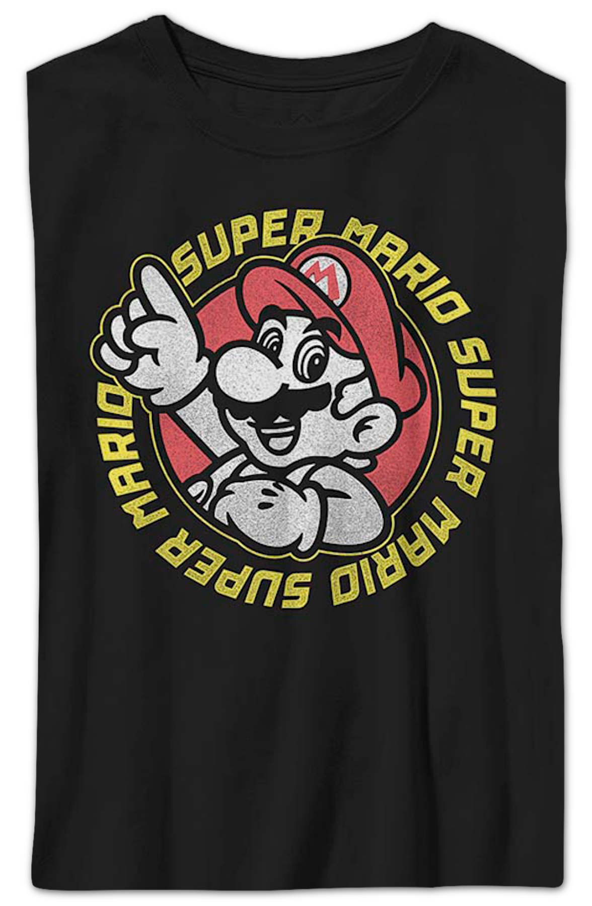 Boys Youth Super Mario Retro Circle Nintendo Shirt product image 2