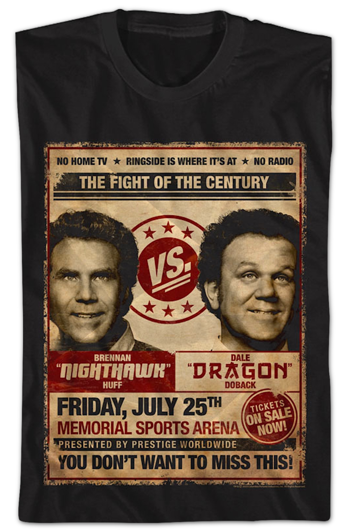 Brennan Huff vs. Dale Doback Step Brothers T-Shirt product image 2