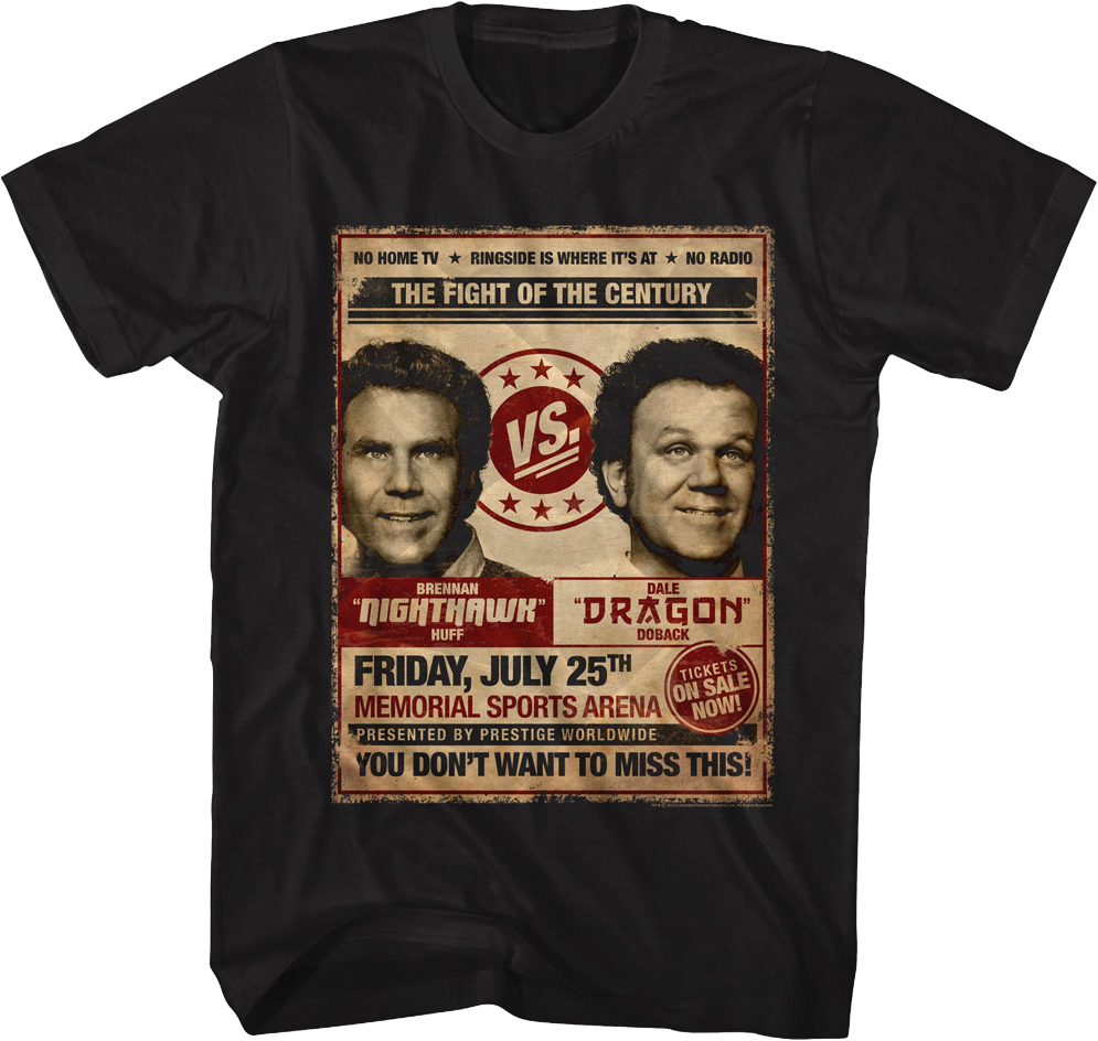 Brennan Huff vs. Dale Doback Step Brothers T-Shirt product image 1
