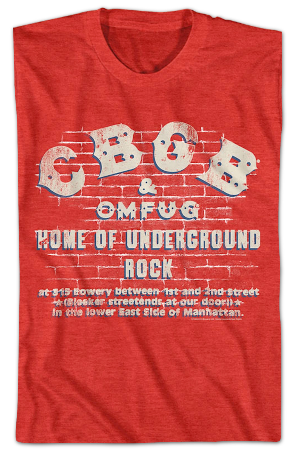 Brick Wall CBGB T-Shirt product image 2