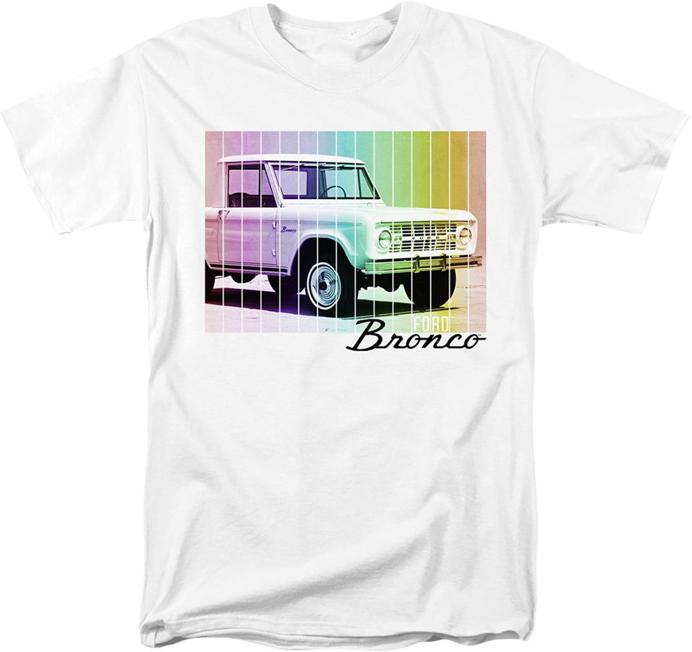 Bronco Retro Panels Ford T-Shirt product image 1