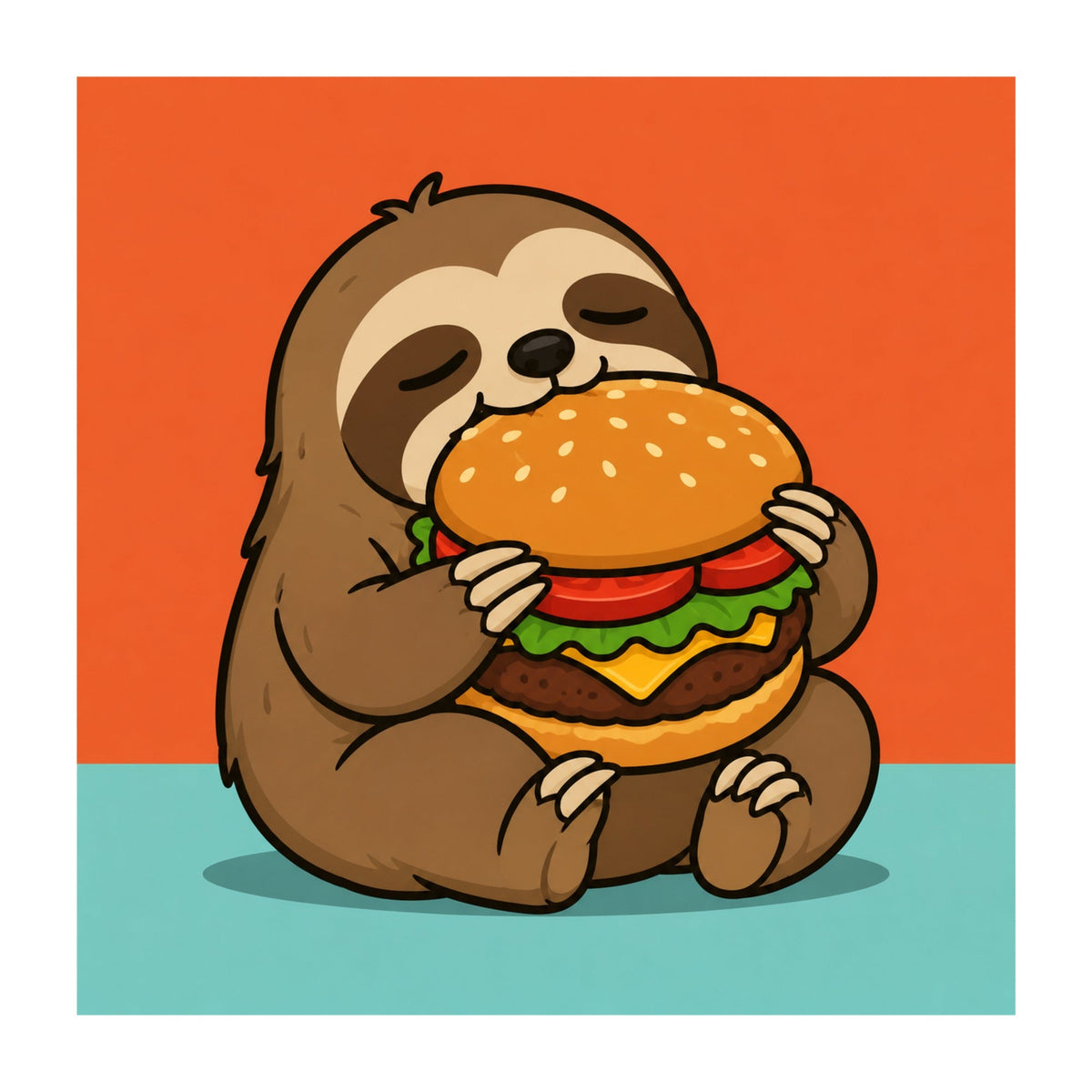 Burger Loving Sloth product image 3