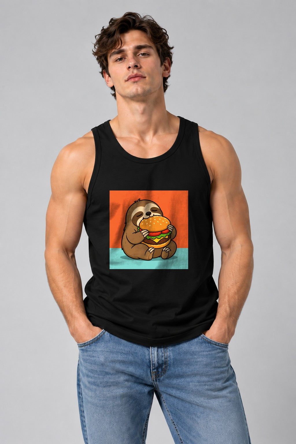 Burger Loving Sloth