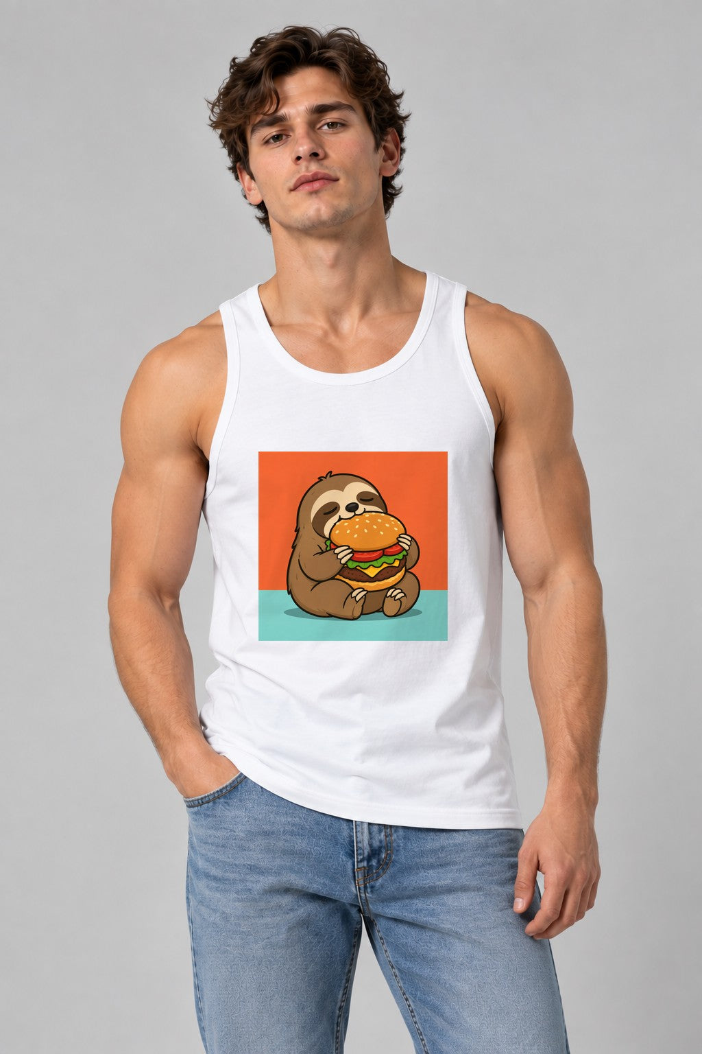 Burger Loving Sloth
