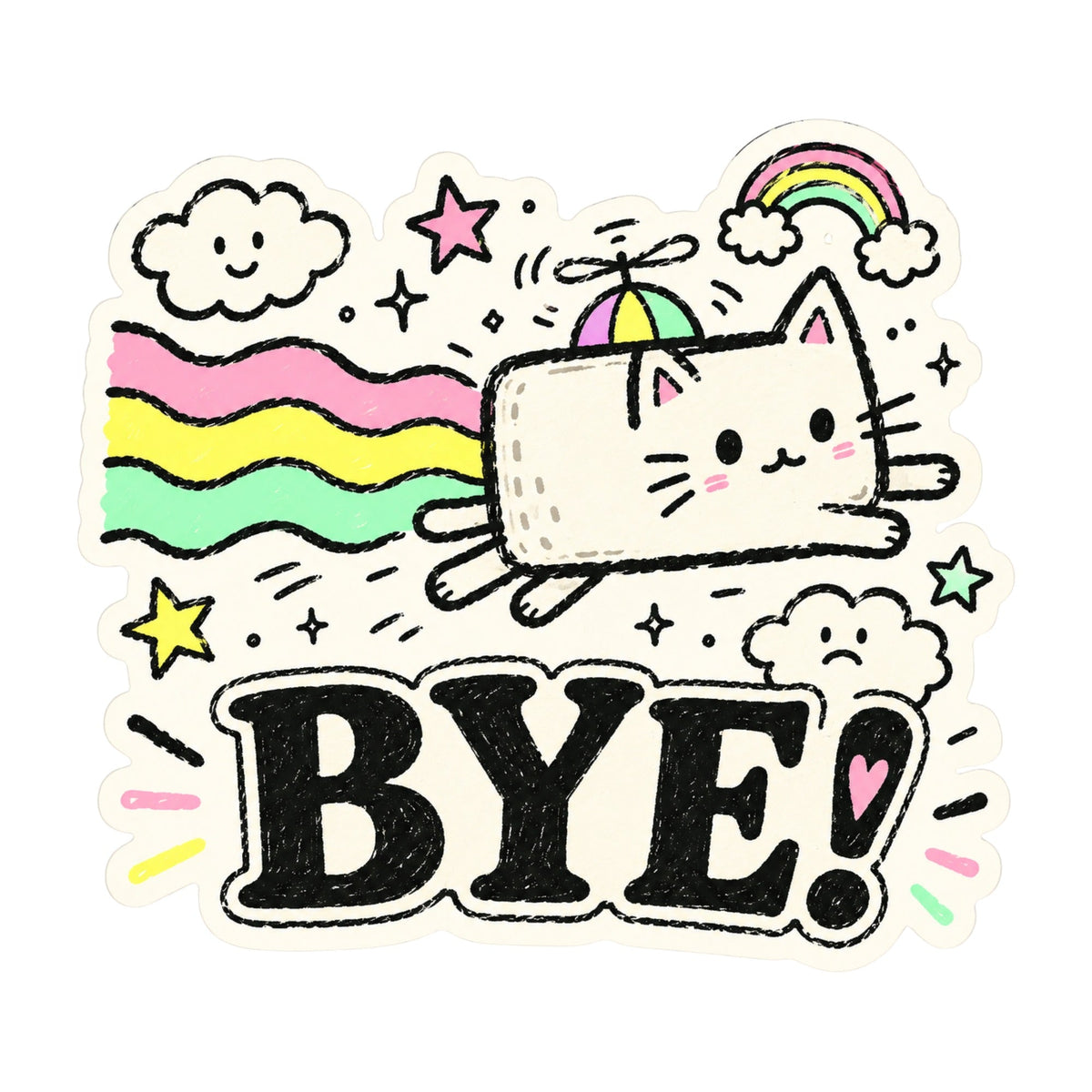 Bye Rainbow Cat product image 3