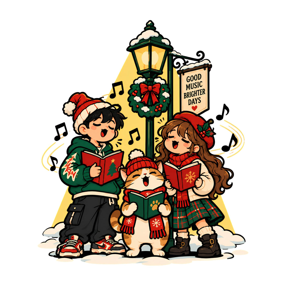 Carolers By Lamppost product image 3