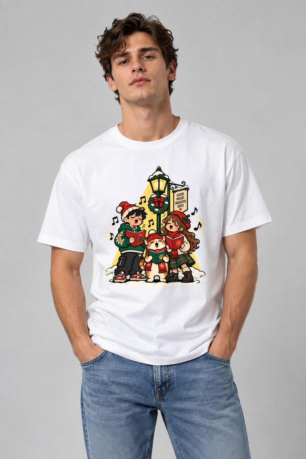 Carolers By Lamppost product image 1