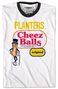 Cheez Balls Planters Ringer Shirt product image 1