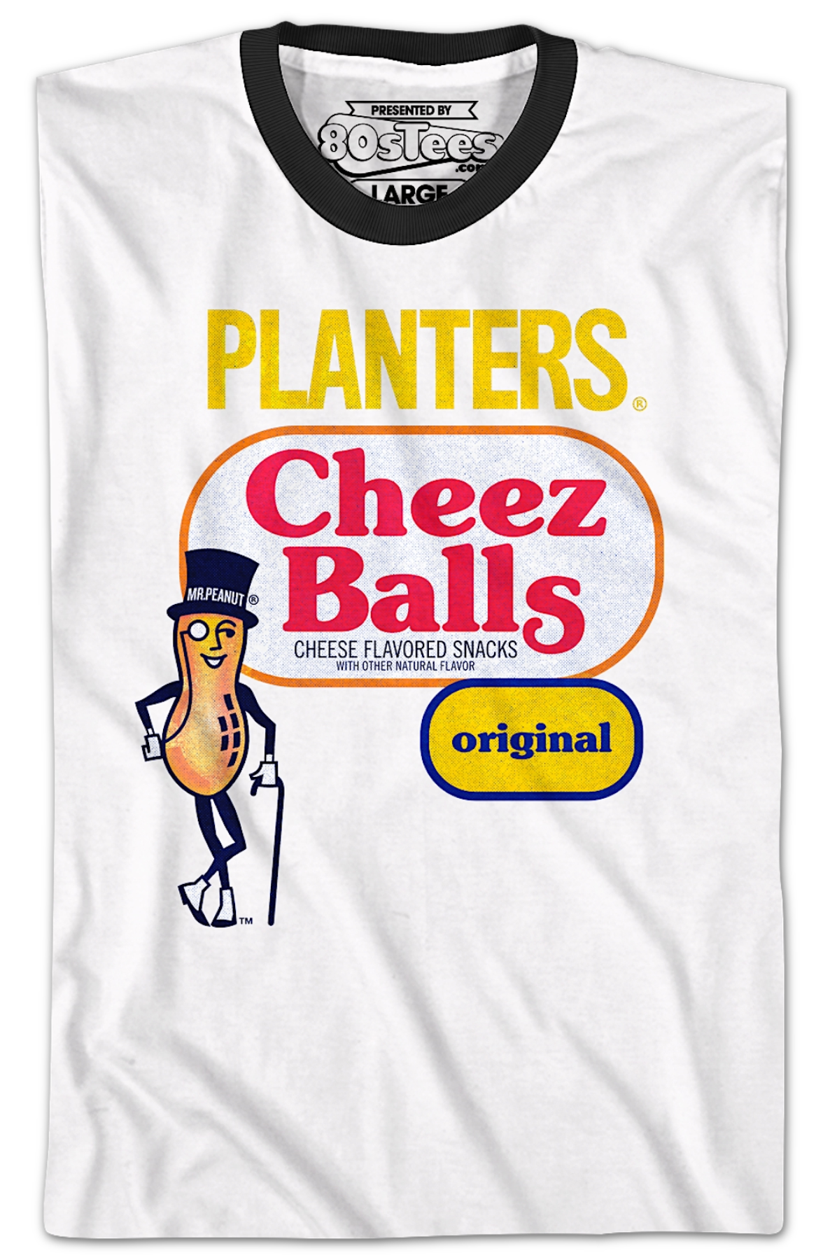 Cheez Balls Planters Ringer Shirt product image 1