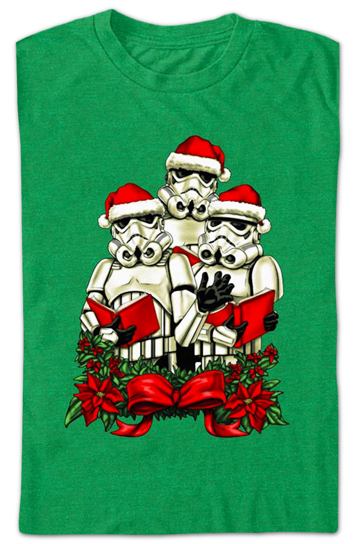 Christmas Caroling Stormertroopers Star Wars T-Shirt product image 2