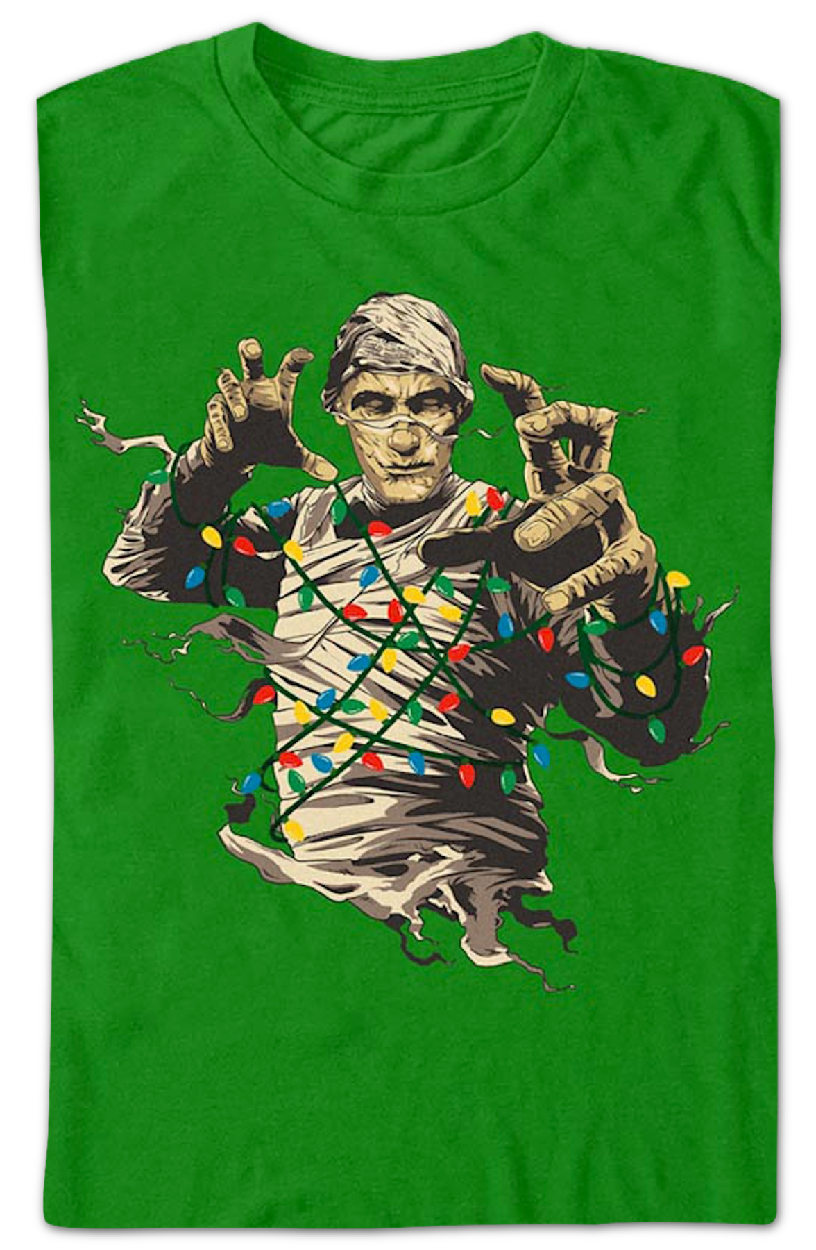 Christmas Lights Mummy T-Shirt product image 2