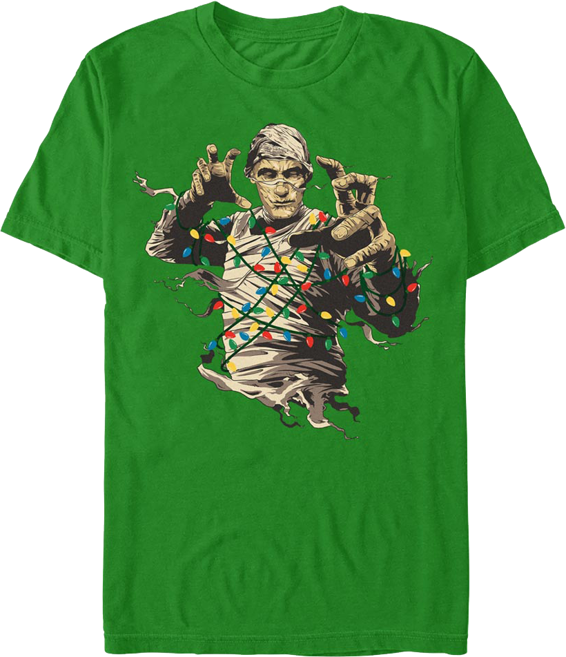 Christmas Lights Mummy T-Shirt product image 1