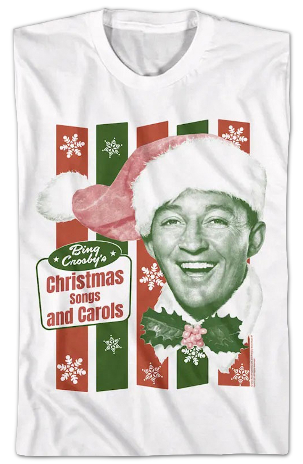 Christmas Songs And Carols Bing Crosby T-Shirt product image 2