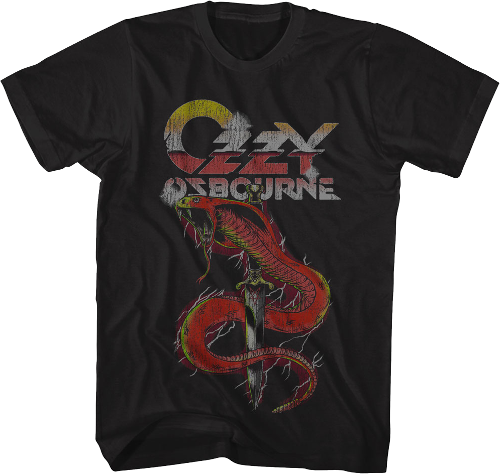 Cobra Dagger Ozzy Osbourne T-Shirt product image 1