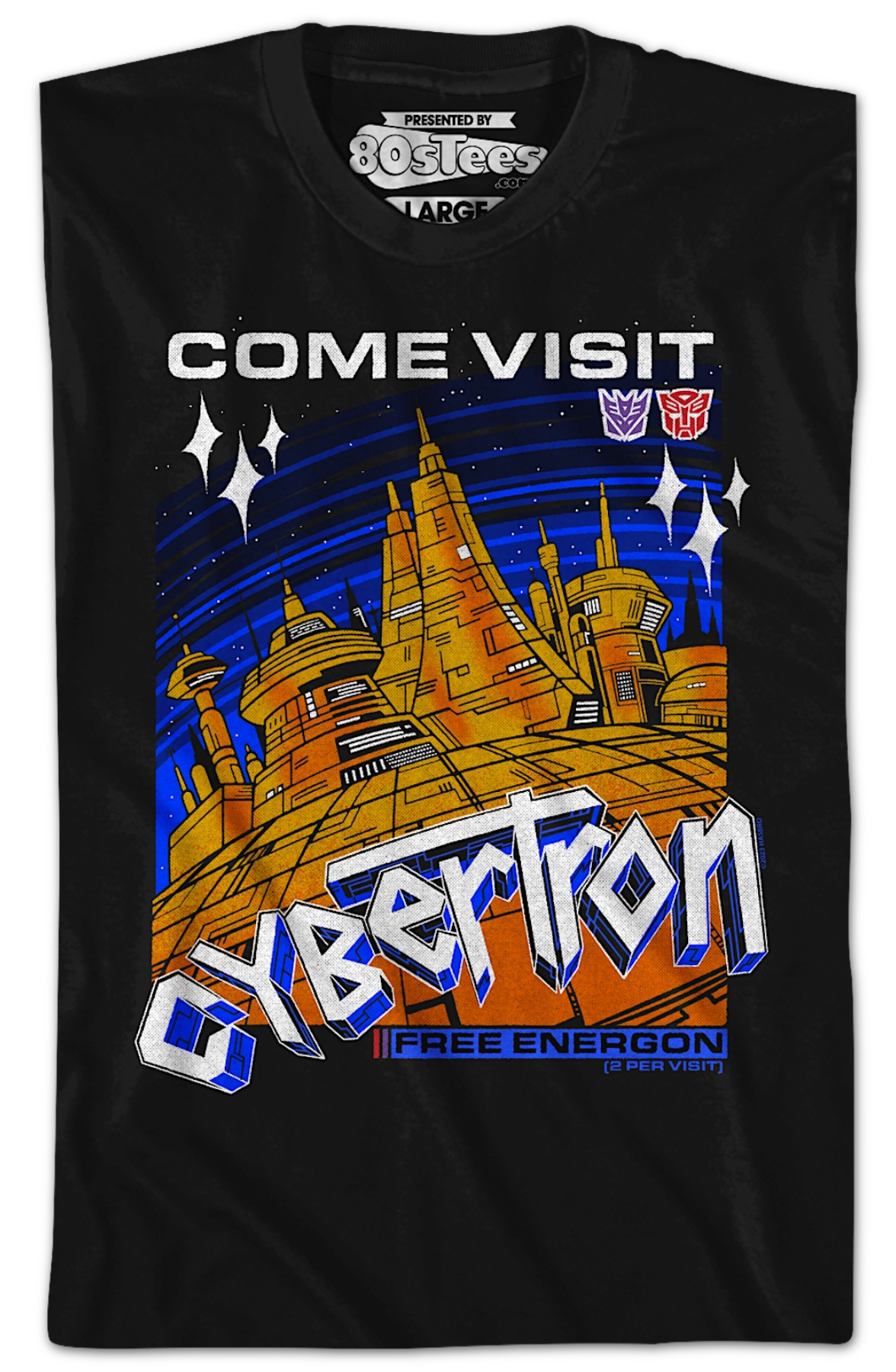 Come Visit Cybertron Transformers T-Shirt product image 2