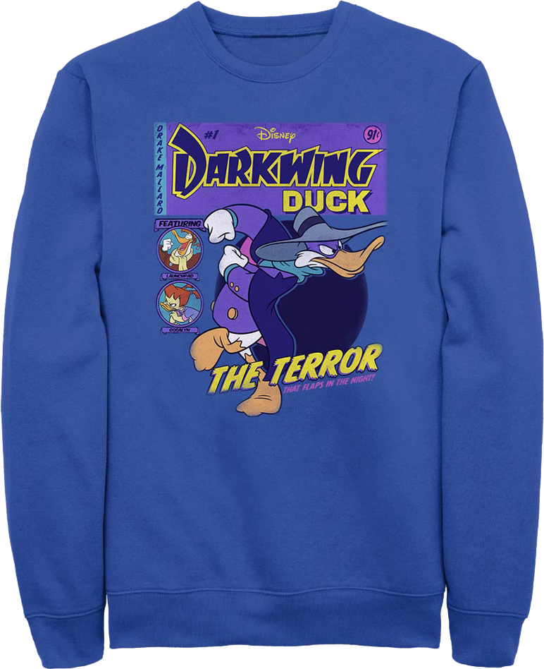 Comic Book Cover Darkwing Duck Sweatshirt product image 1