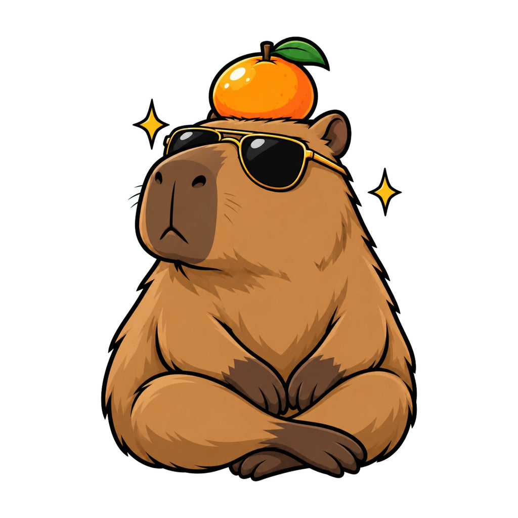 Cool Capybara Orange product image 3