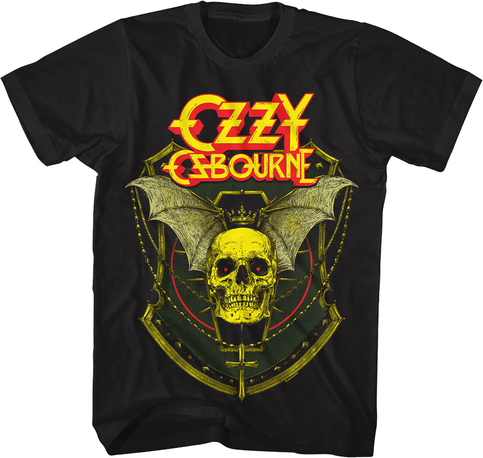 Crowned Skull Ozzy Osbourne T-Shirt product image 1